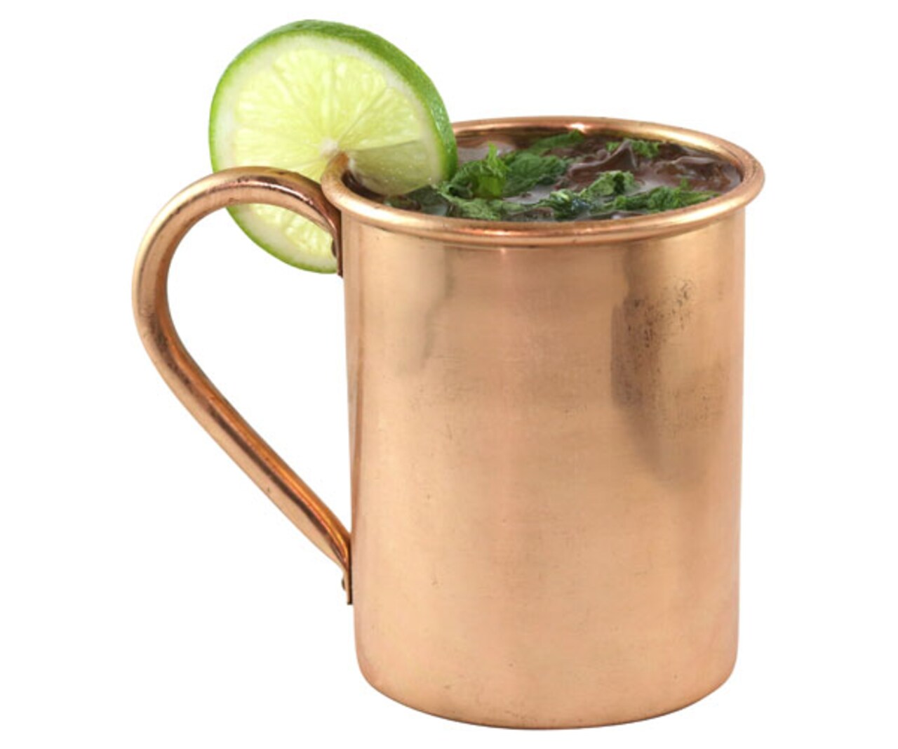 GC Home & Garden 5" Copper Colored Solid Moscow Mule 16 oz Mug with Handle